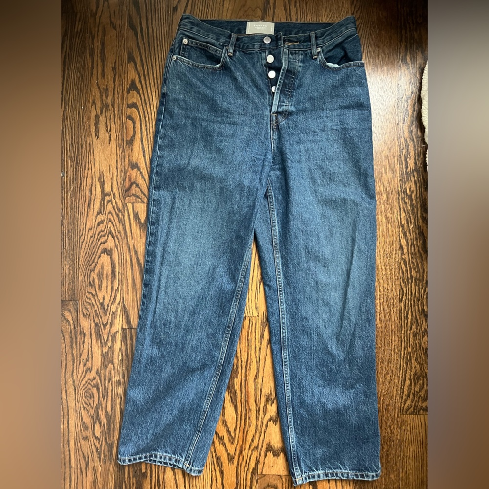 Everlane 90s Way-High Jean | 28 Regular, dark wash